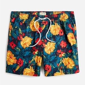 NWT J Crew 6” Stretch Swim Trunk